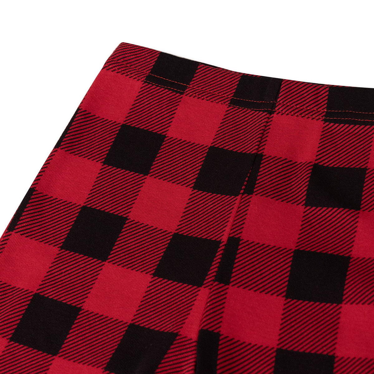 NIPAXO Kids Christmas Pajamas Set Long Sleeve Dinosaur Graphic Top and Red Buffalo Plaid Pants Holiday Sleepwear for Girls Boys