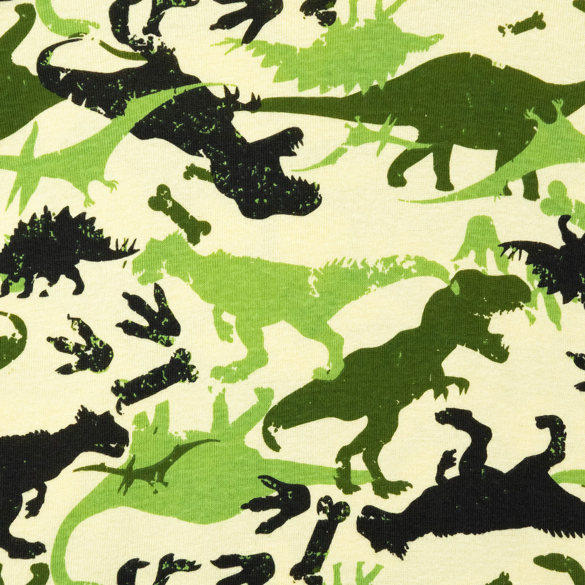 NIPAXO Boys Pajamas Set Long Sleeve Dinosaur Camo Print Thermal Top and Matching Pants Sleepwear for Kids