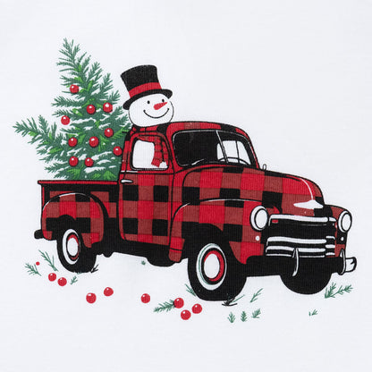 NIPAXO Family Matching Christmas Pajamas Set Long Sleeve Raglan Top and Buffalo Plaid Pants Holiday Sleepwear for Dad Mom Kids