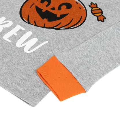 NIPAXO Family Matching Halloween Pajamas Set Spooky Cute Skeleton & Pumpkin Graphic for Adults, Kids & Toddlers