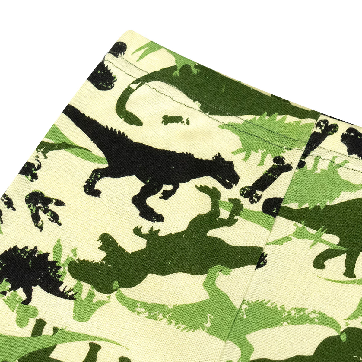 NIPAXO Boys Pajamas Set Long Sleeve Dinosaur Camo Print Thermal Top and Matching Pants Sleepwear for Kids