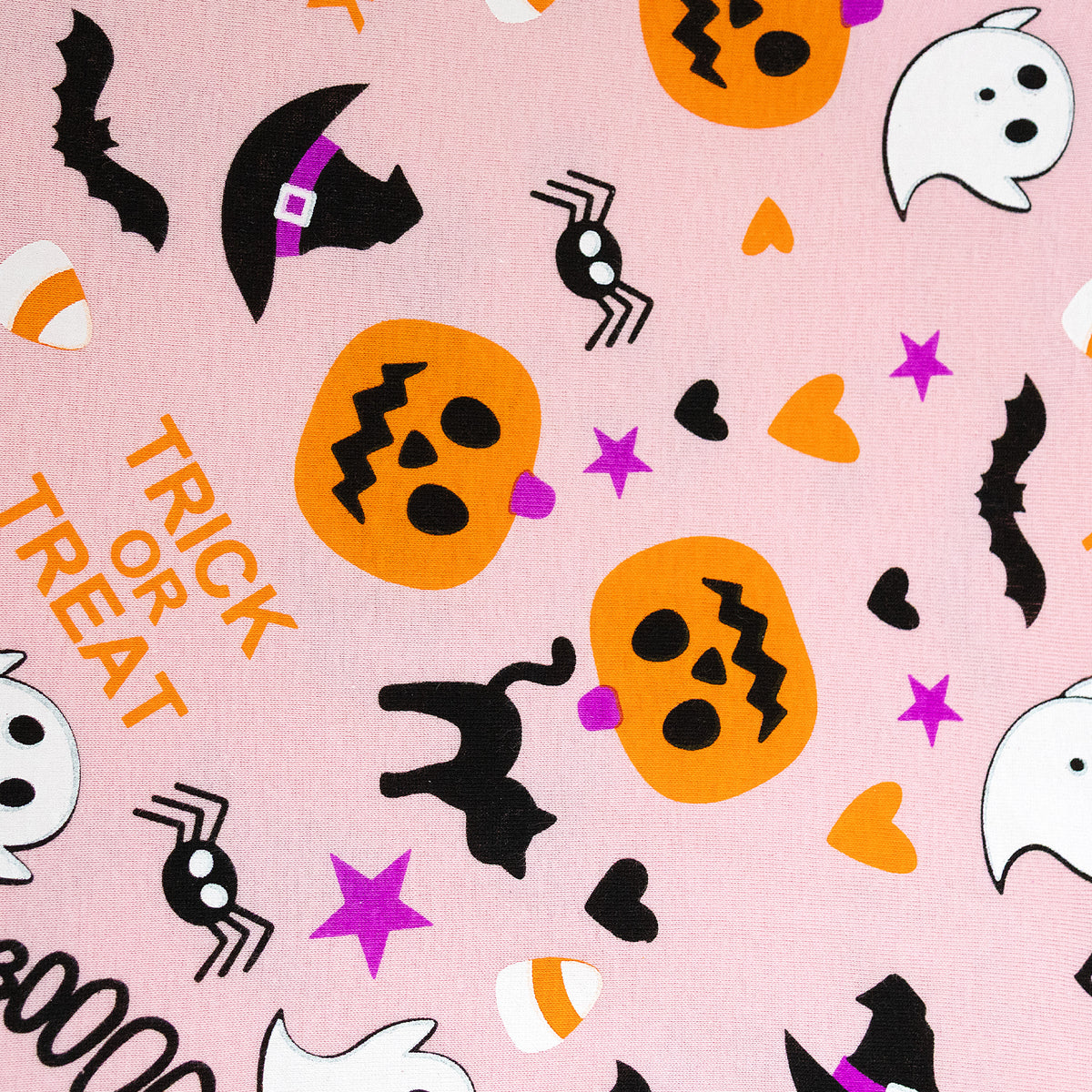 NIPAXO Halloween Girls Pajamas Set Pumpkin & Ghost Graphic Long Sleeve Cotton Sleepwear for Kids