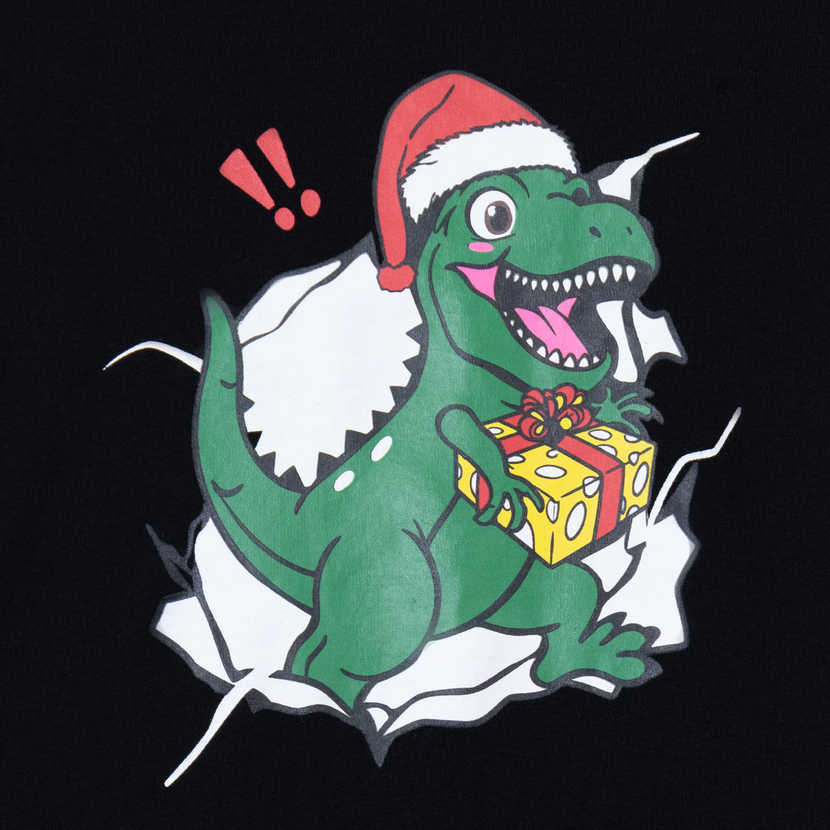 NIPAXO Kids Christmas Pajamas Set Long Sleeve Dinosaur Graphic Top and Red Buffalo Plaid Pants Holiday Sleepwear for Girls Boys