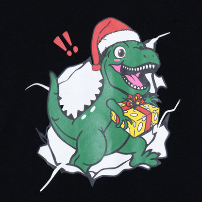 NIPAXO Kids Christmas Pajamas Set Long Sleeve Dinosaur Graphic Top and Red Buffalo Plaid Pants Holiday Sleepwear for Girls Boys