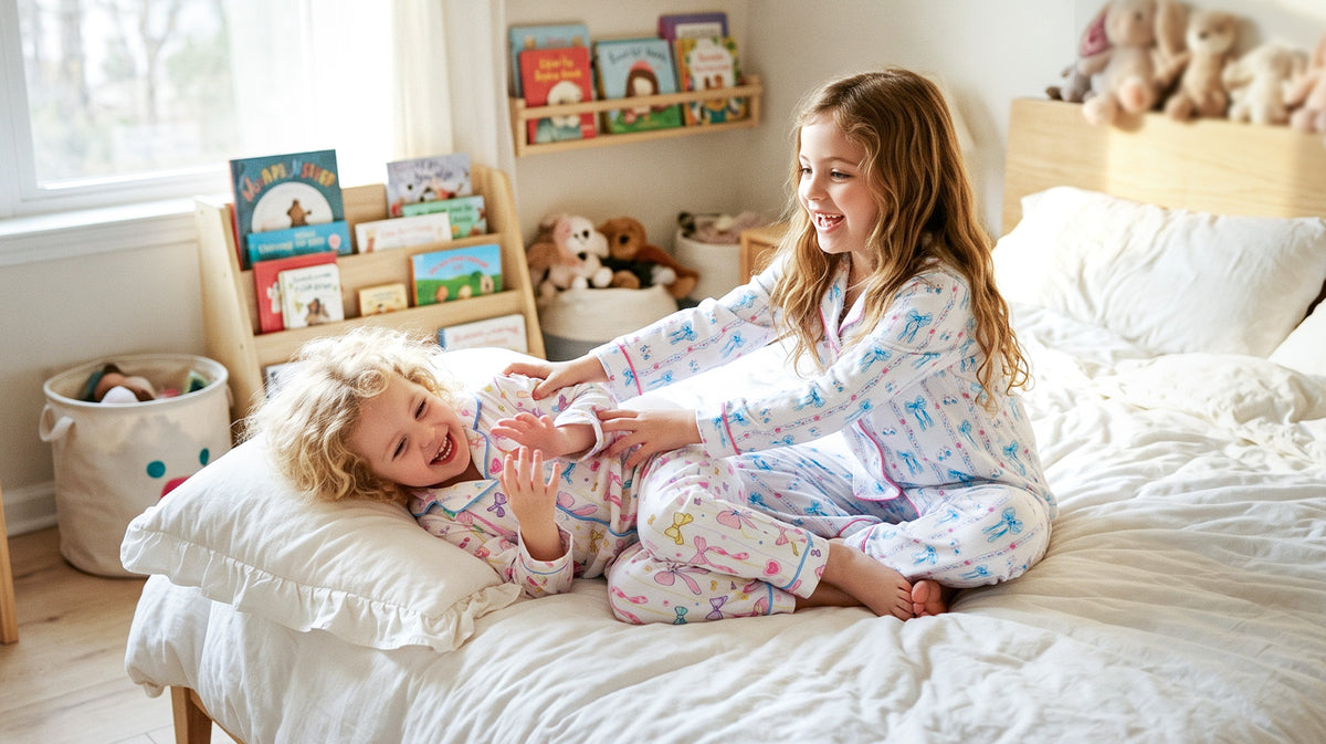 A parent and child sharing a bedtime story